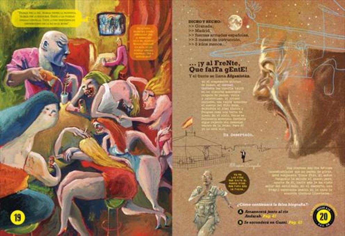 Páginas de ’El niño Nada’, cómic del dibujante e ilustrador Víctor Escandell. Páginas de ’El niño Nada’, cómic del dibujante e ilustrador Víctor Escandell.