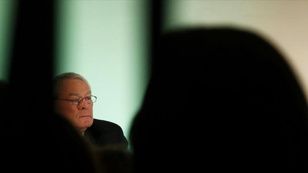 Dick Pound, durante su conferencia de prensa en Múnich