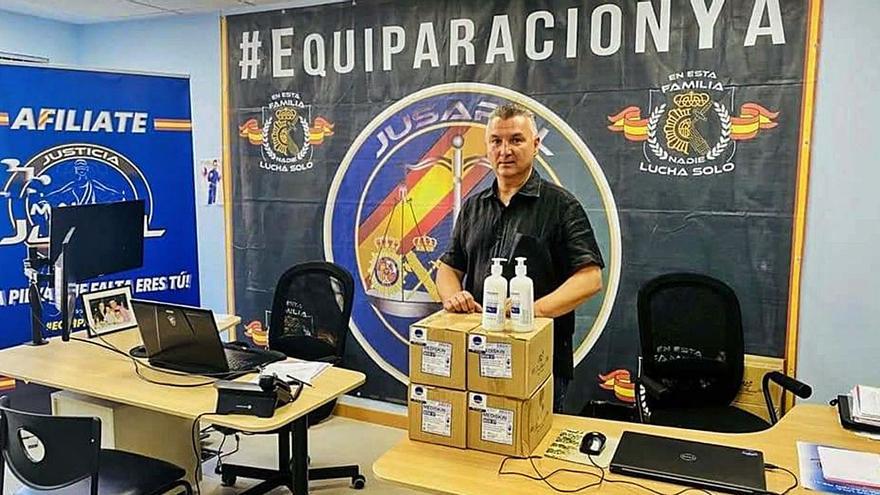 Una de las donaciones realizadas por Plamen a través de Jupol. | LA OPINIÓN