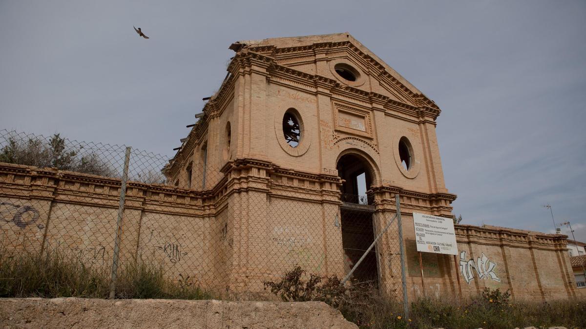 Estado actual del Depósito de agua de Canteras, ubicado cerca de la zona donde se desarrolla el proyecto ‘Bosque Romano’.