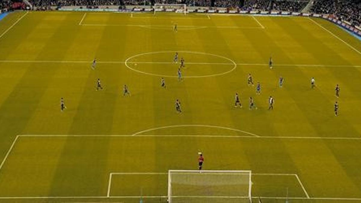 El sistema táctico del Barça para atacar al Levante, el sábado en el Camp Nou.