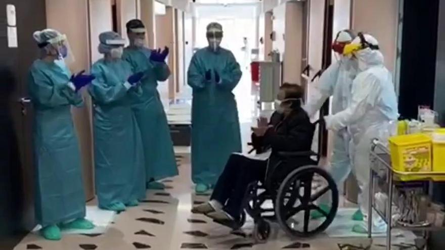 El hospital Virgen de la Caridad da el primer alta a un paciente con Covid-19