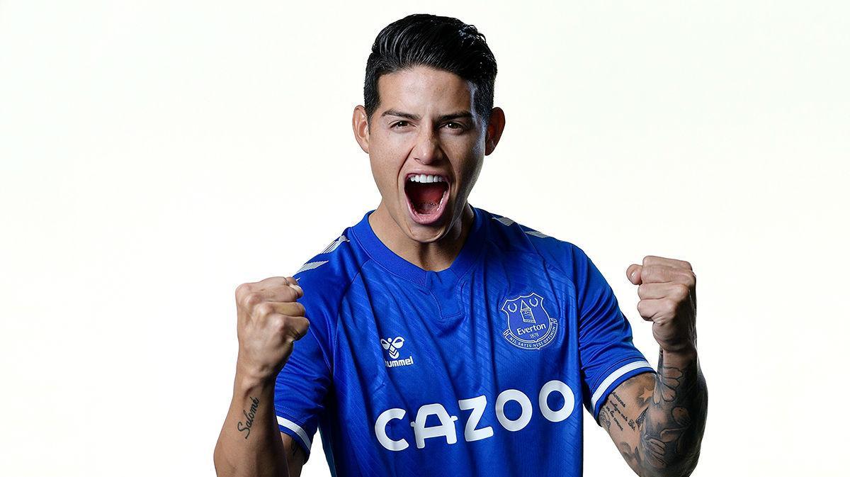 James Rodríguez, un galáctico en el Everton