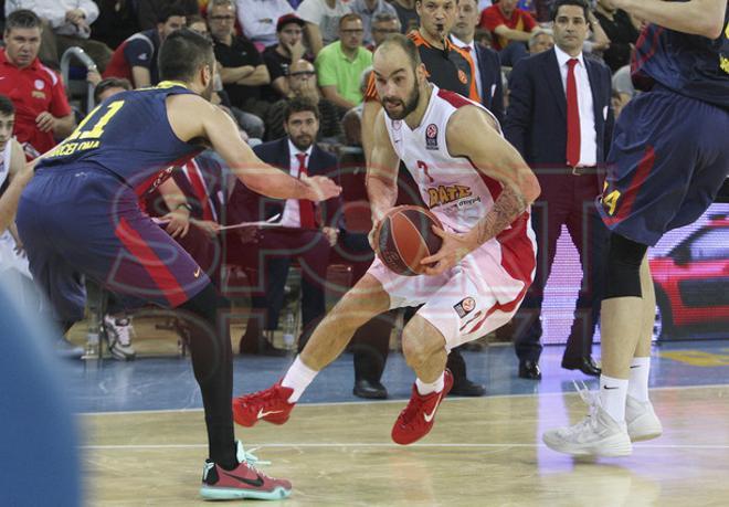 FC Barcelona, 63 - Olympiacos, 76