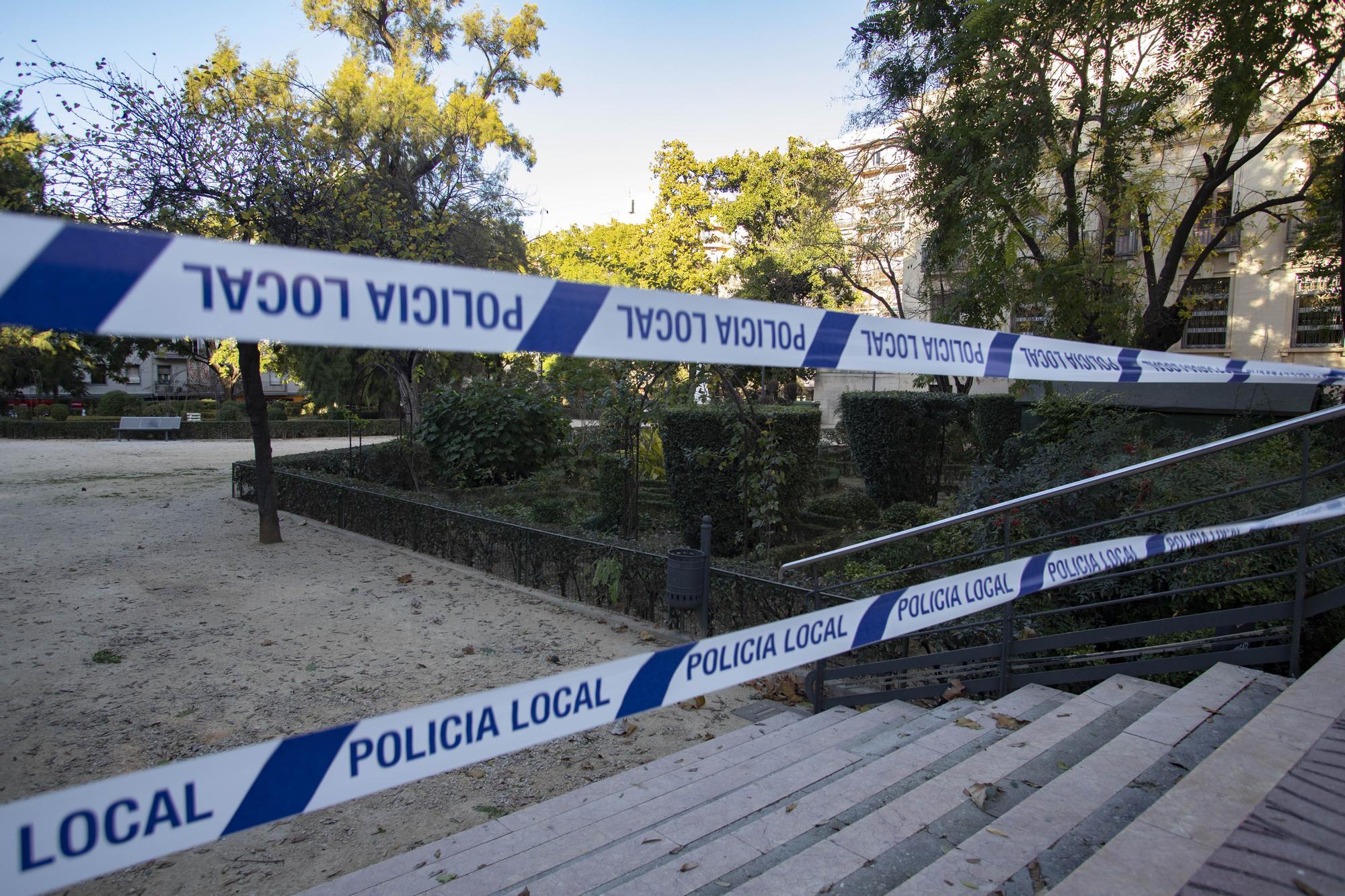 El viento causa varios incidentes en Xàtiva y Ontinyent