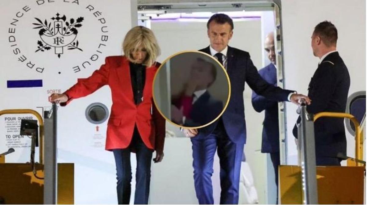 Emmanuel Macron desmiente bofetada que le dio su esposa Emmanuel Macron desmiente bofetada que le dio su esposa