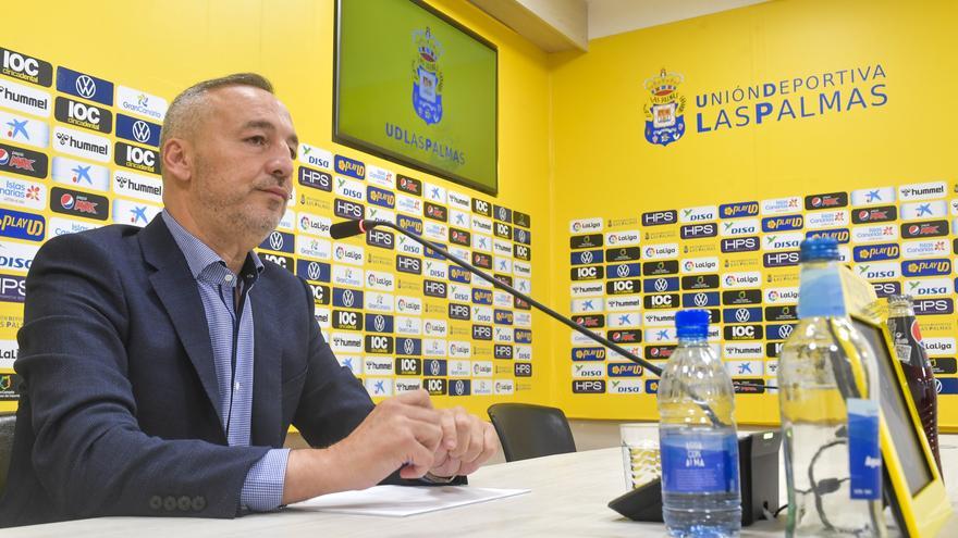 Rueda de prensa de Miguel Ángel Ramírez sobre la UD Las Palmas de la 22/23