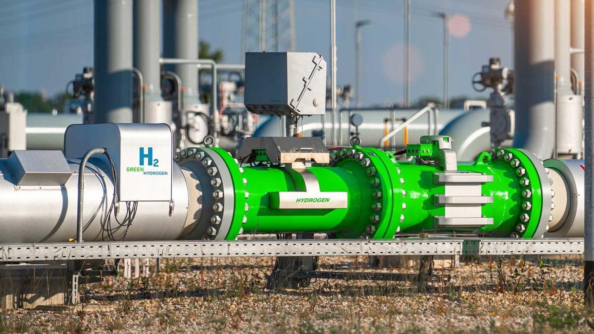 Conductos de hidrógeno verde.