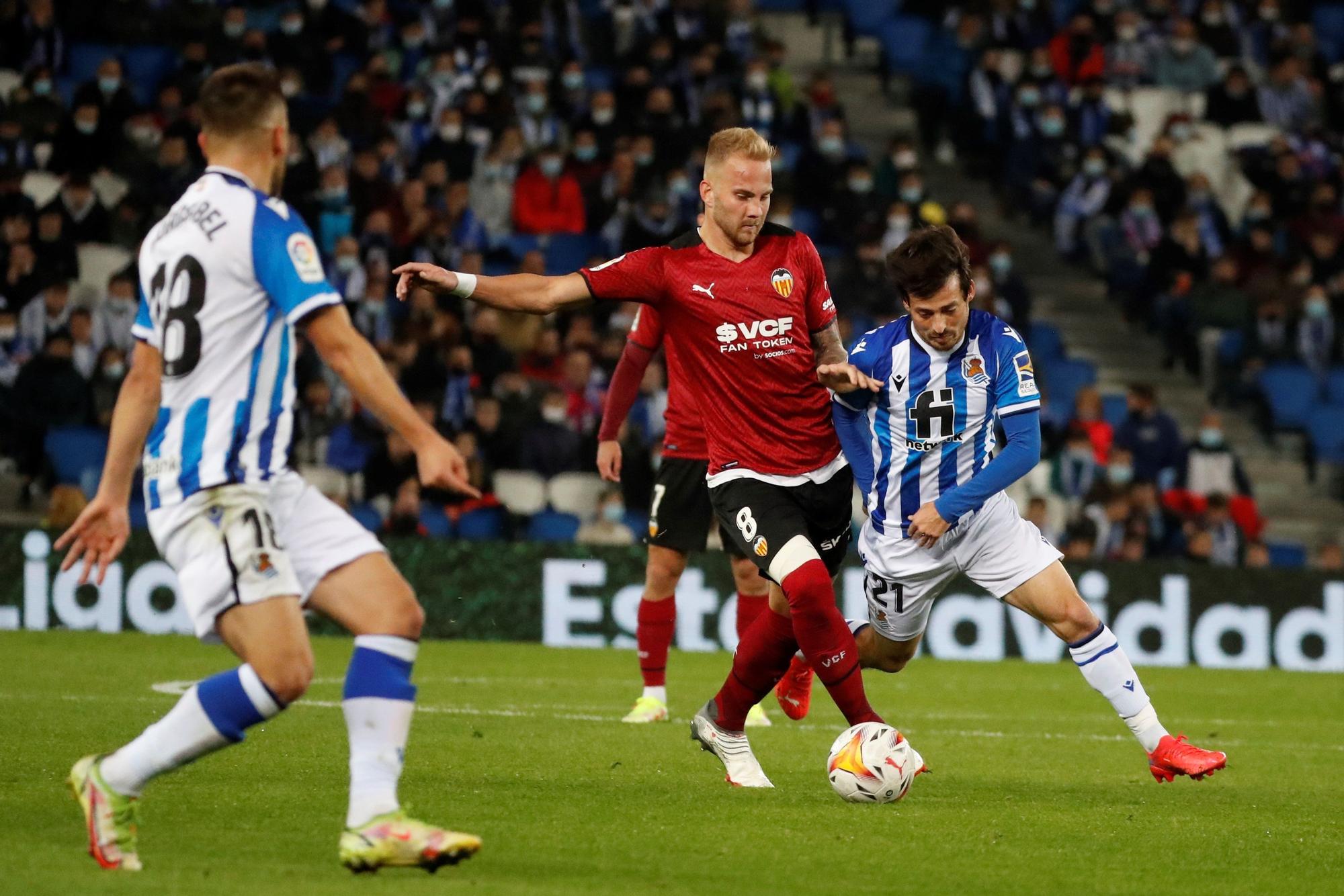 Las imágenes del Real Sociedad - Valencia CF