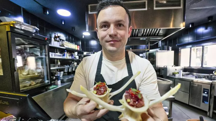 VÍDEO | El chef del restaurante Can Pintxo realiza el sábado un ronqueo de atún en directo