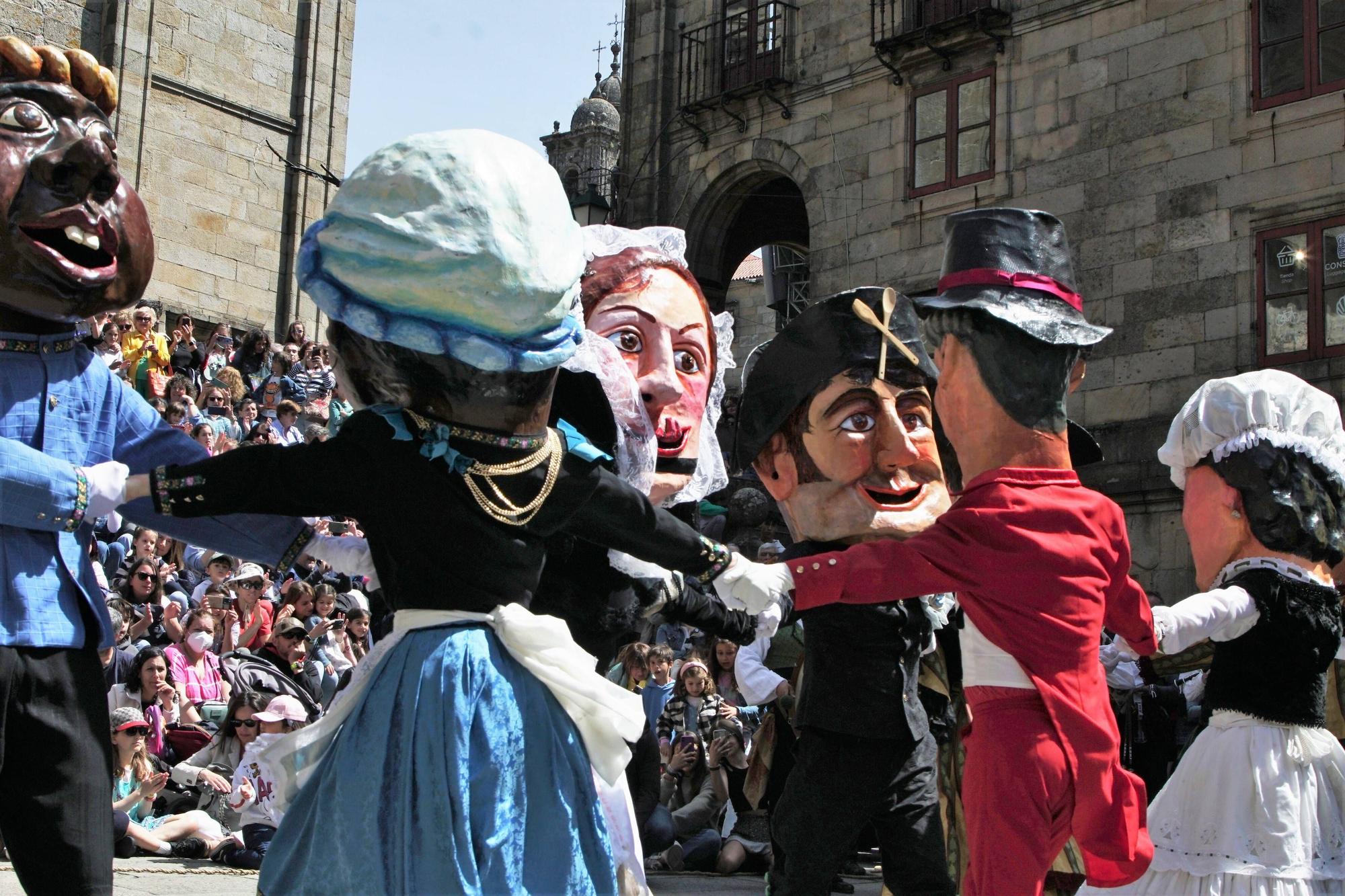 Los Cabezudos en las Fiestas de la Ascensión