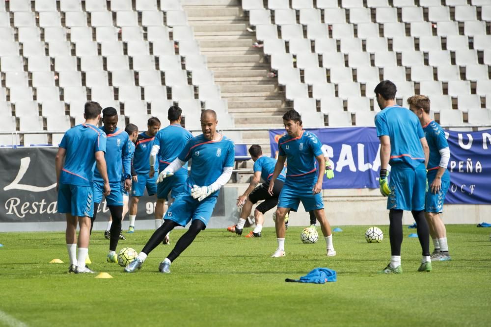 Entrenamiento del Real Oviedo