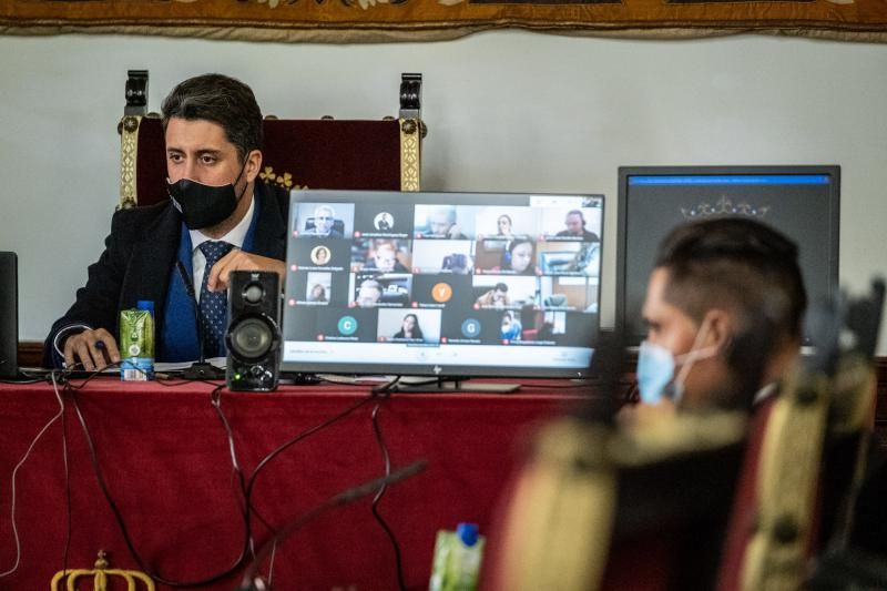 Pleno de presupuestos del Ayuntamiento de La Laguna.