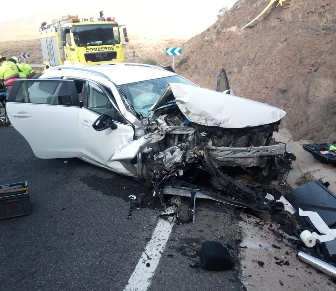 Fotos del accidente en Agüimes