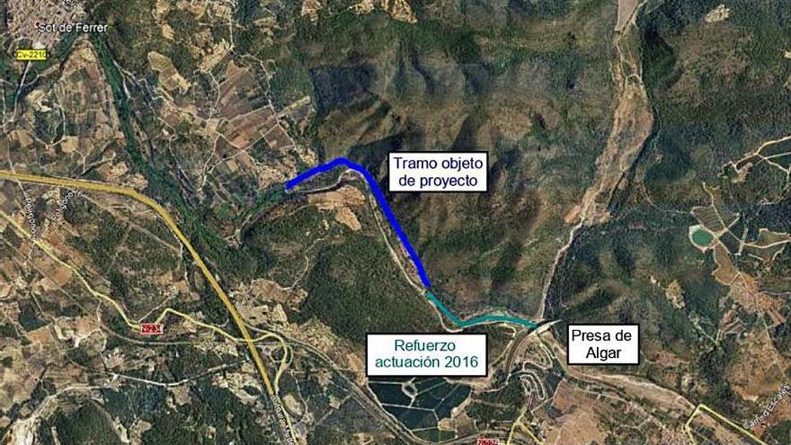 Plano donde está marcada la zona donde se va a actuar. | LEVANTE-EMV