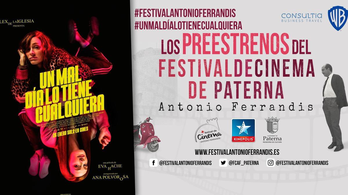 Preestreno de Un mal día lo tiene cualquiera en el Festival de Cine Antonio Ferrandis de Paterna