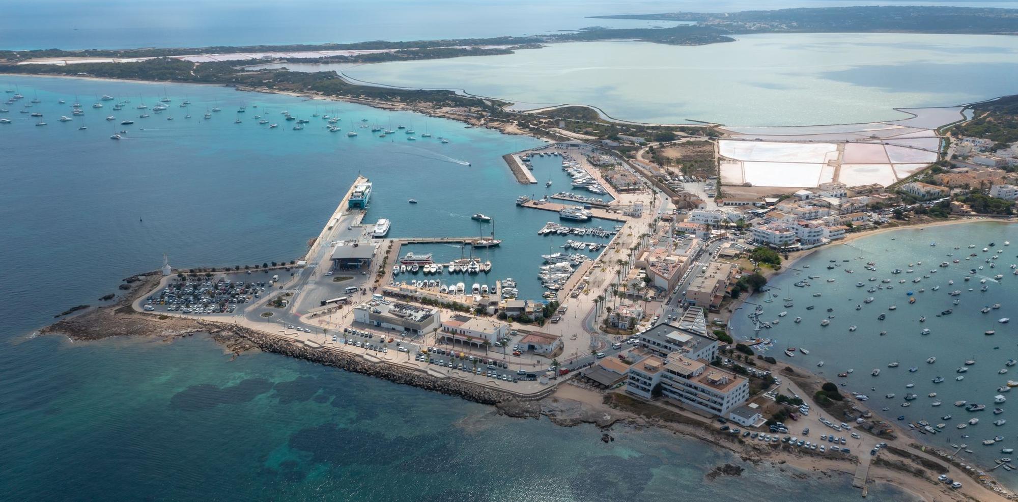 Las espectaculares imágenes de Formentera desde el aire.