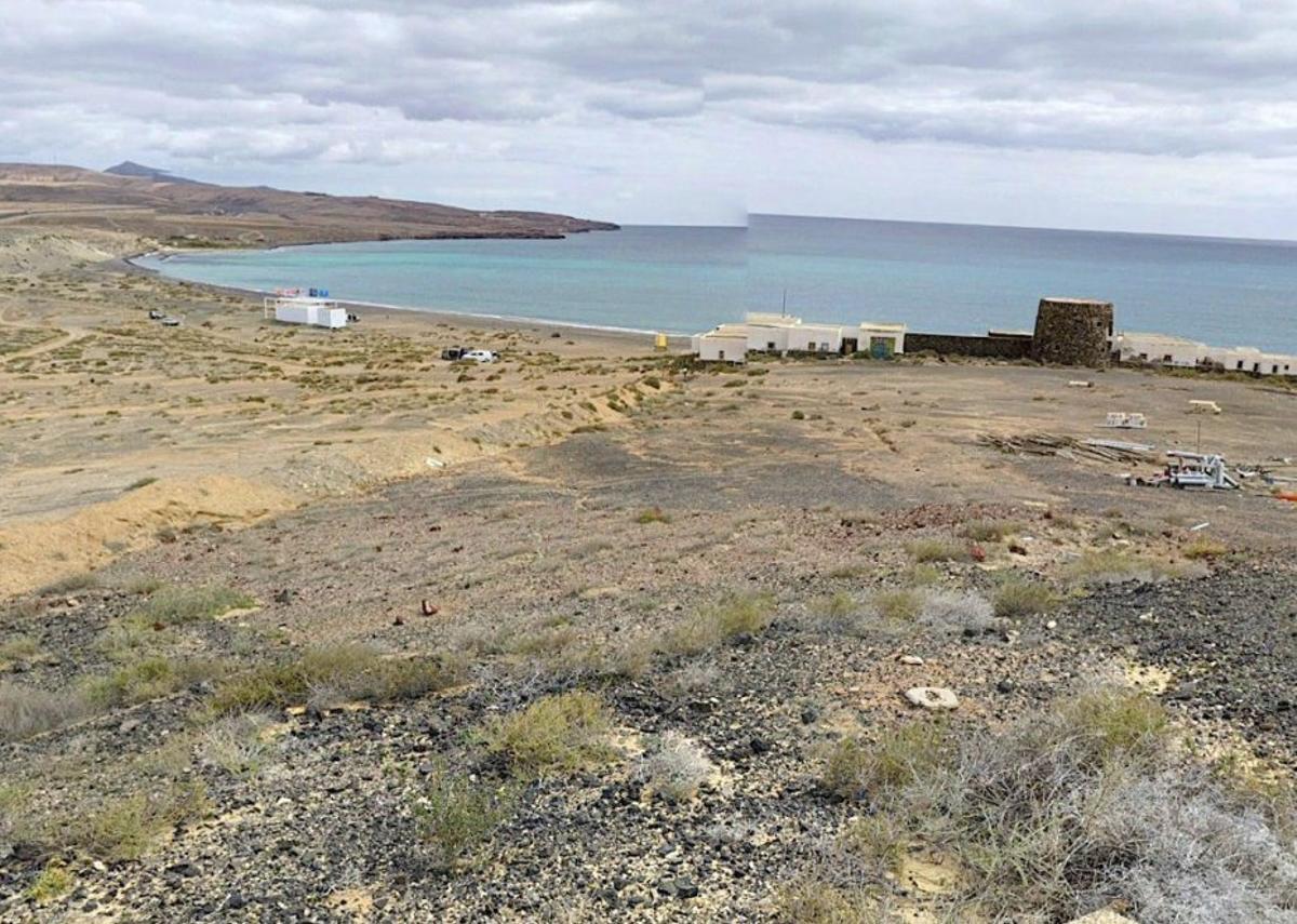 Zona de Matas Blancas, donde se construirá la potabilizadora del sur.