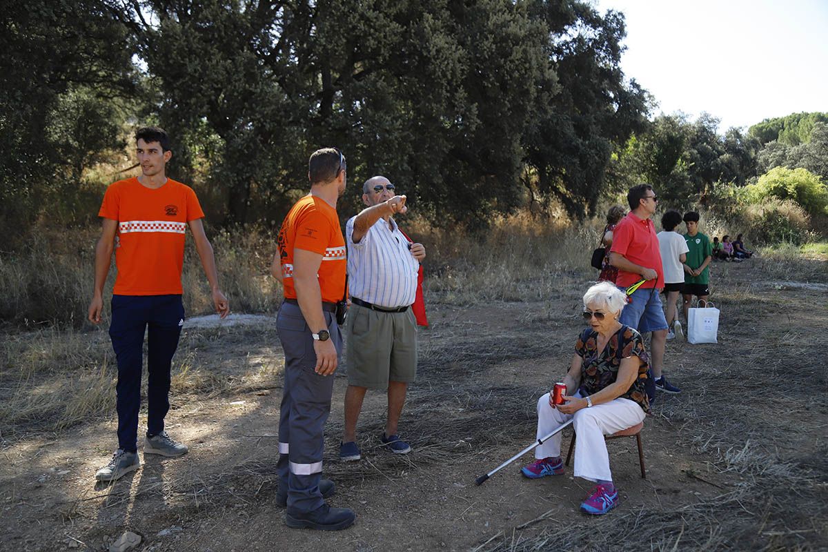 Simulacro de incendio en Trassierra