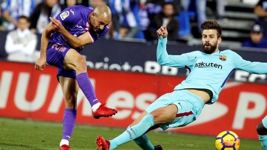 La quinta amarilla de Piqué deja la defensa del Barça en cuadro