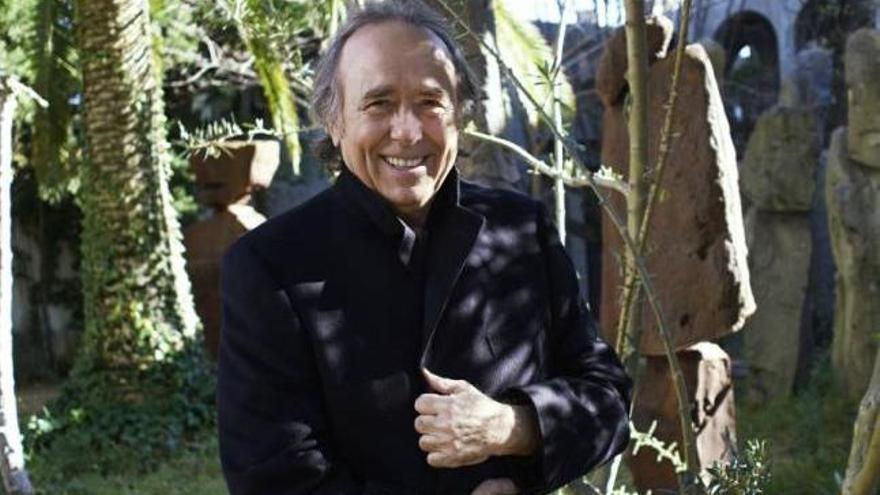 Joan Manuel Serrat aterrizará en julio.