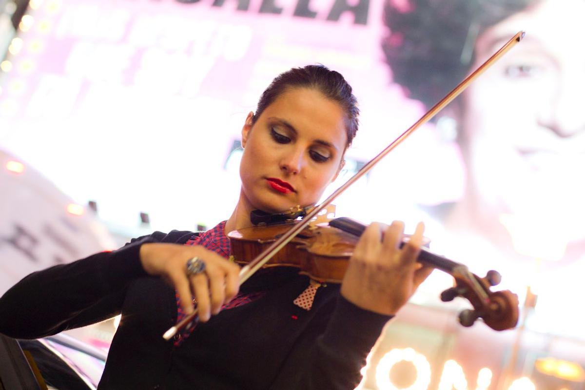 La violinista oscense Ana Albero.