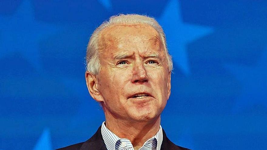 El candidat demòcrata, Joe Biden, té molt a tocar la seva entrada a la Casa Blanca