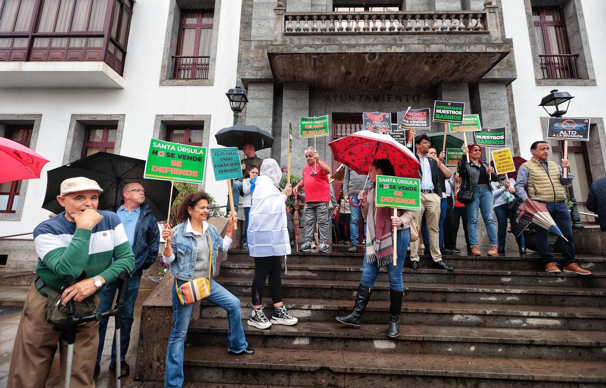 Concentración xenófoba en Santa Úrsula