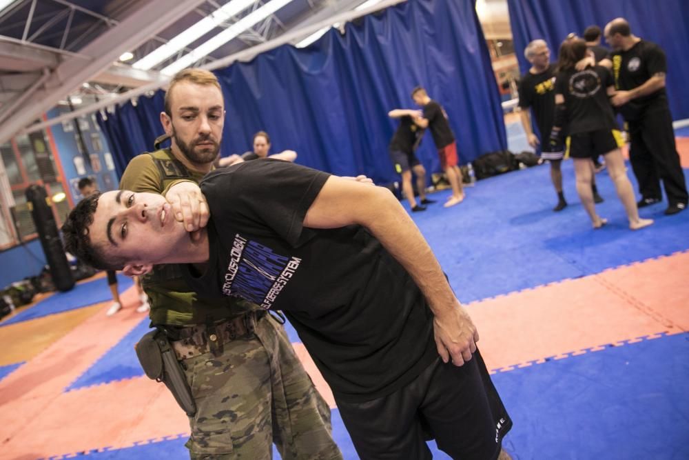 La Tenderina, en Oviedo, practica el Krav Maga