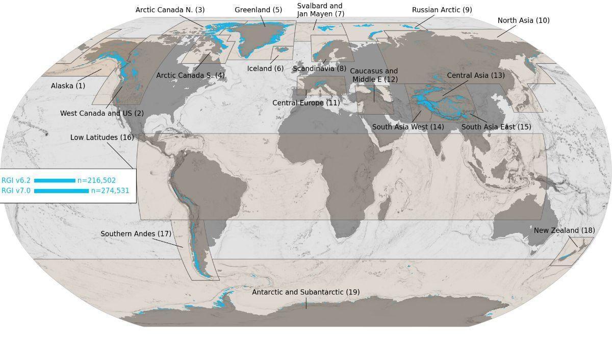 GLACIARES / Una nueva IA revela el volumen de los glaciares en todo el planeta