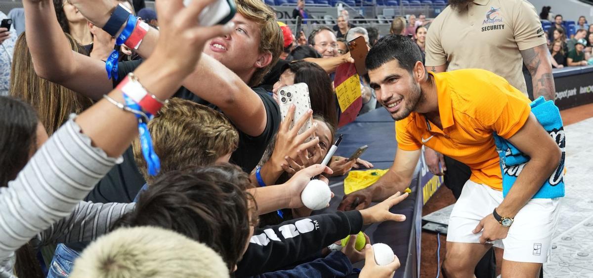 Carlos Alcaraz, un número u a la seva manera