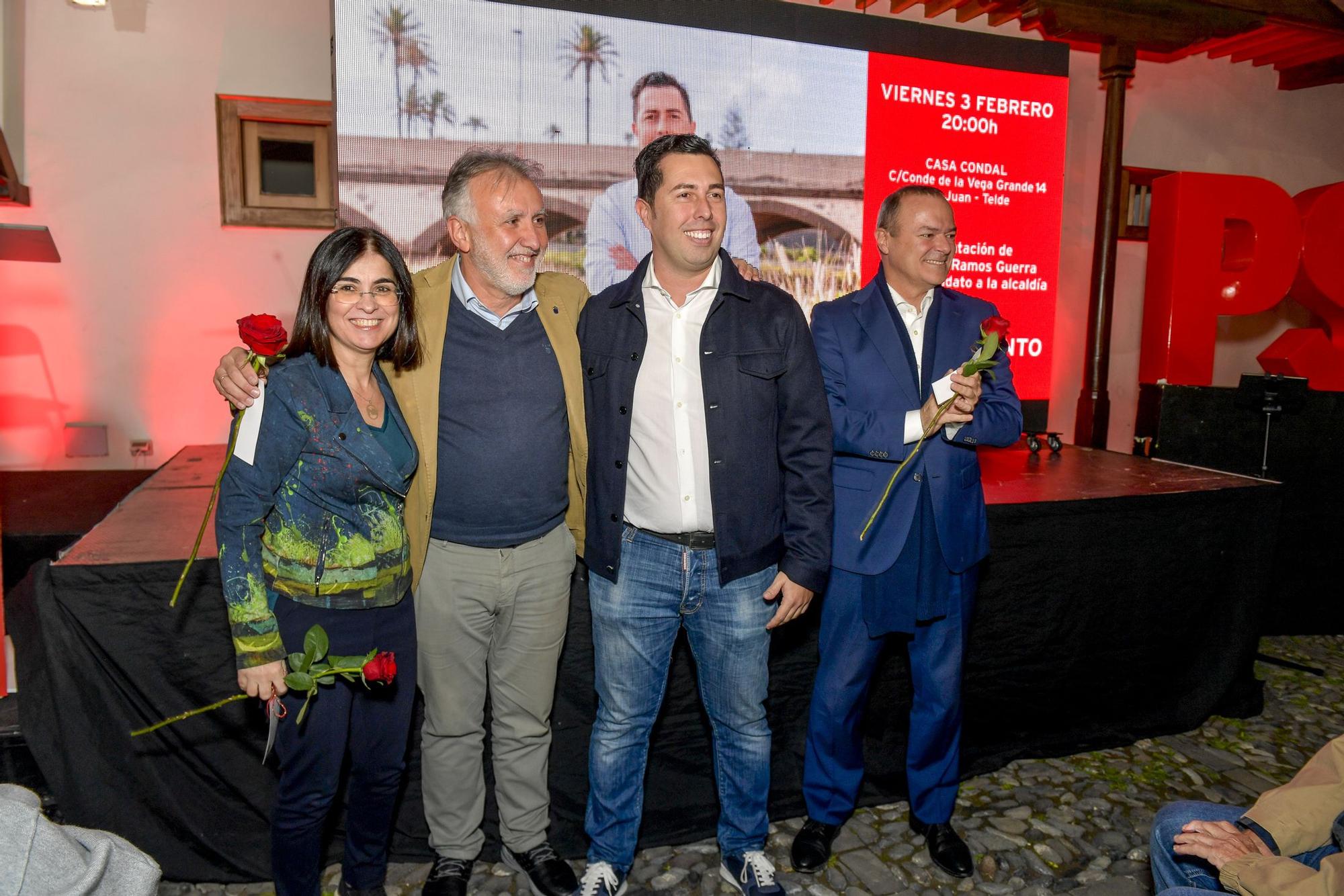 Presentación del candidato del PSOE Alejandro Ramos