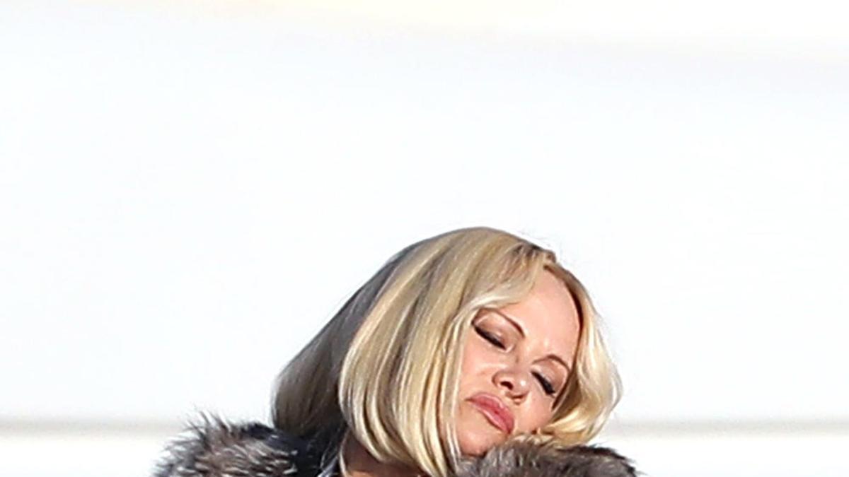 Pamela Anderson posando