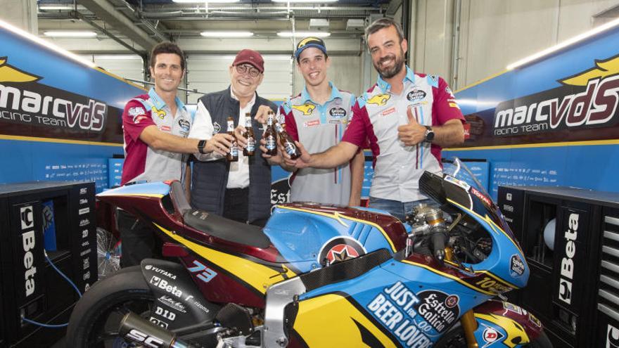 Alex Márquez renueva con el equipo Estrella Galicia 0,0 MarcVDS para 2020