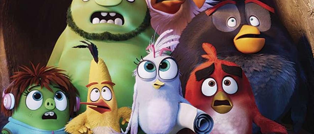 Los personajes protagonistas de &quot;Angry Birds 2&quot;.