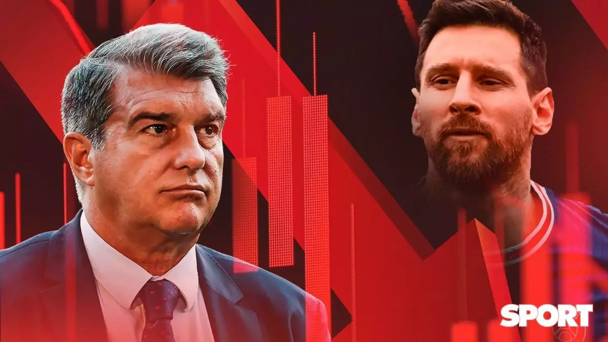 Felicidades Messi, Felicitats Joan Laporta