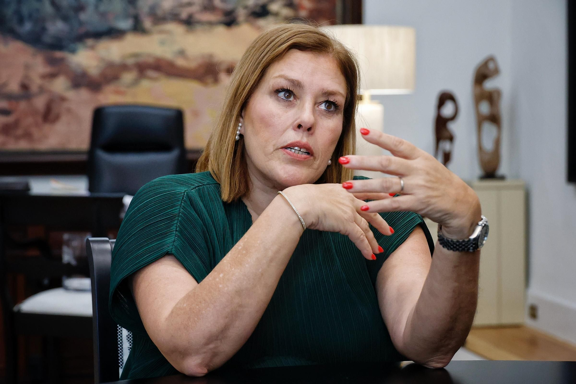 Astrid Pérez, presidenta del Parlamento de Canarias