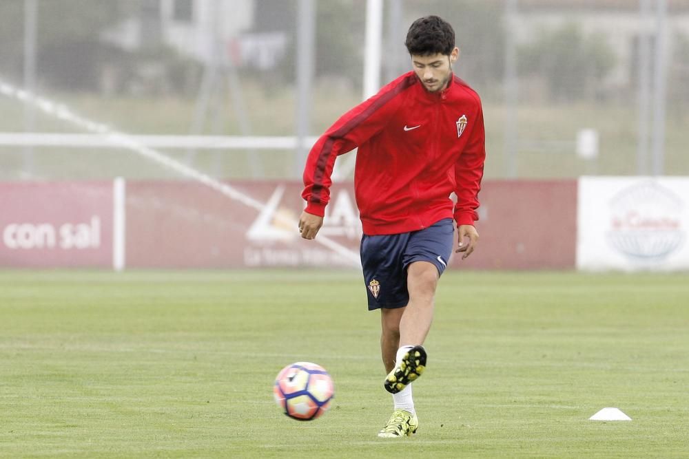 Entrenamiento del Sporting