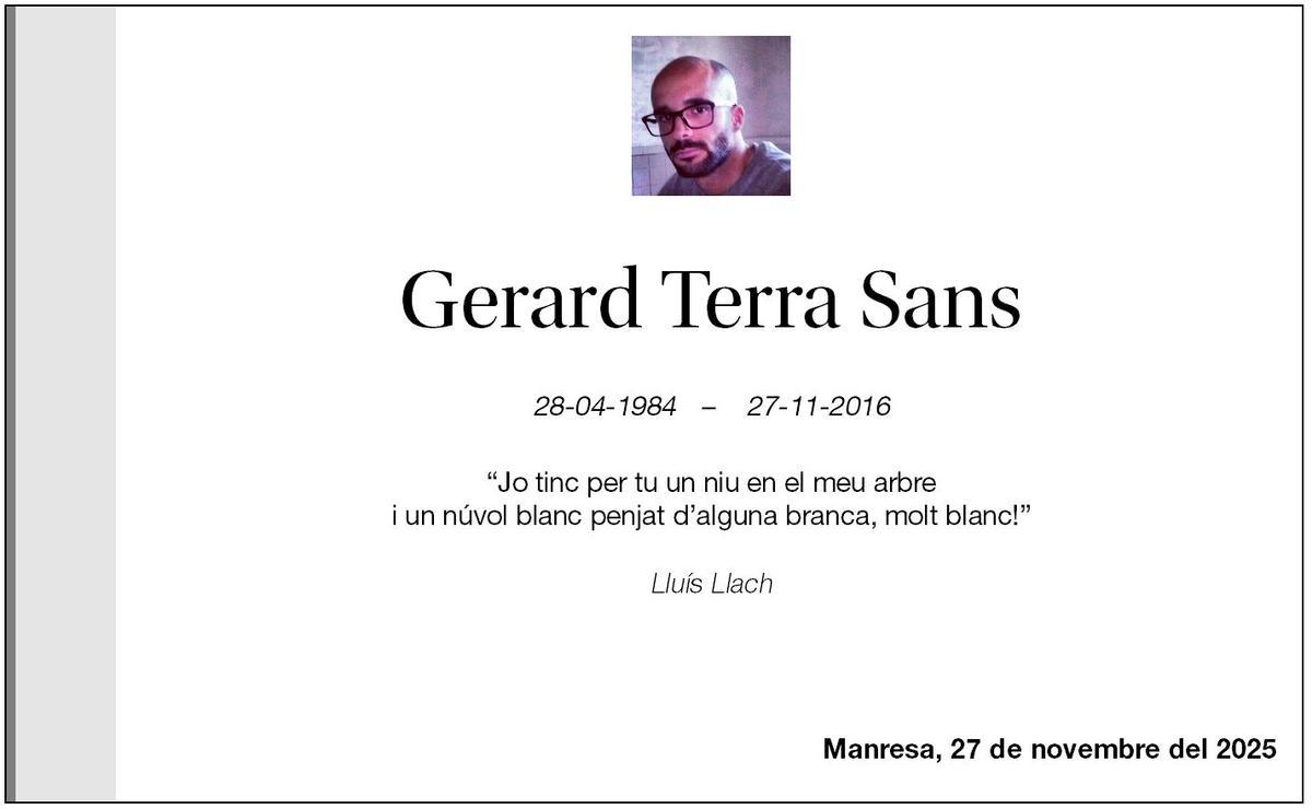 Gerard Terra Sans