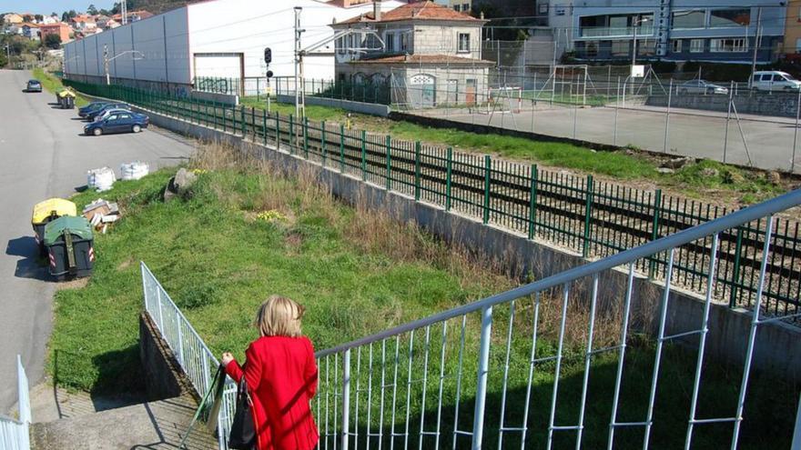 Trazado del tren por Chapela, donde se propone una estación.  | // A.P.