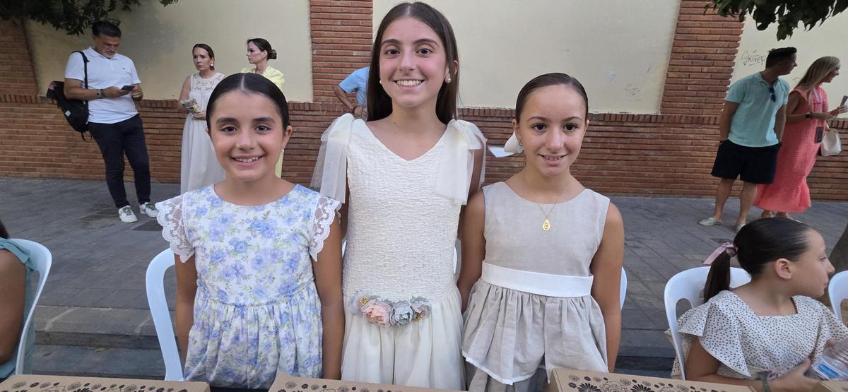 Candidatas a Fallera Mayor Infantil de València 2027 en el Sopar de la Punxà