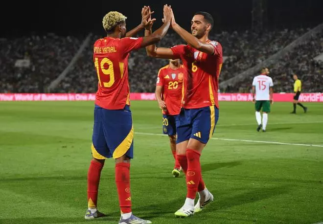 Clasificación para el Mundial 2026: Bulgaria - España, en imágenes