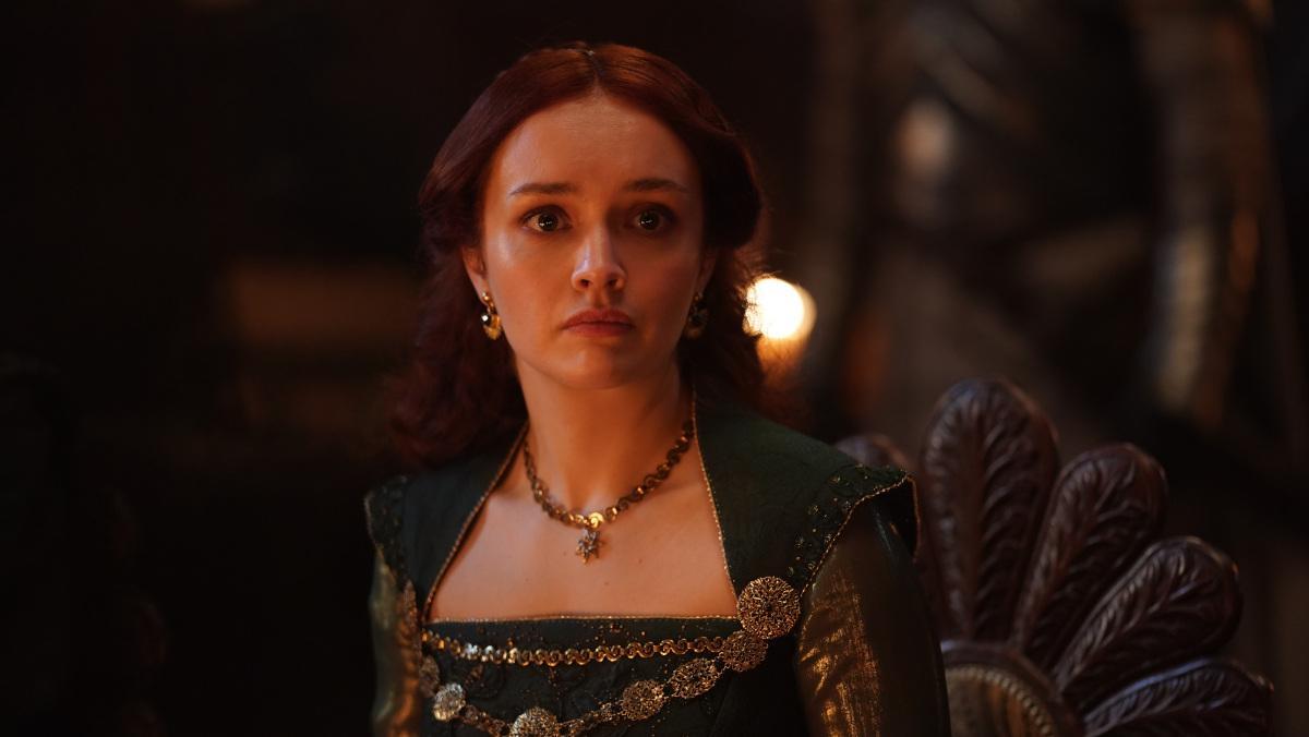 Olivia Cooke, como Alicent Hightower en 'La Casa del Dragón' ('House of the Dragon').