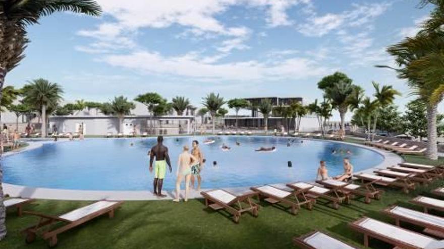 Una recreación de cómo quedará el nuevo resort de Marjal en Salou.
