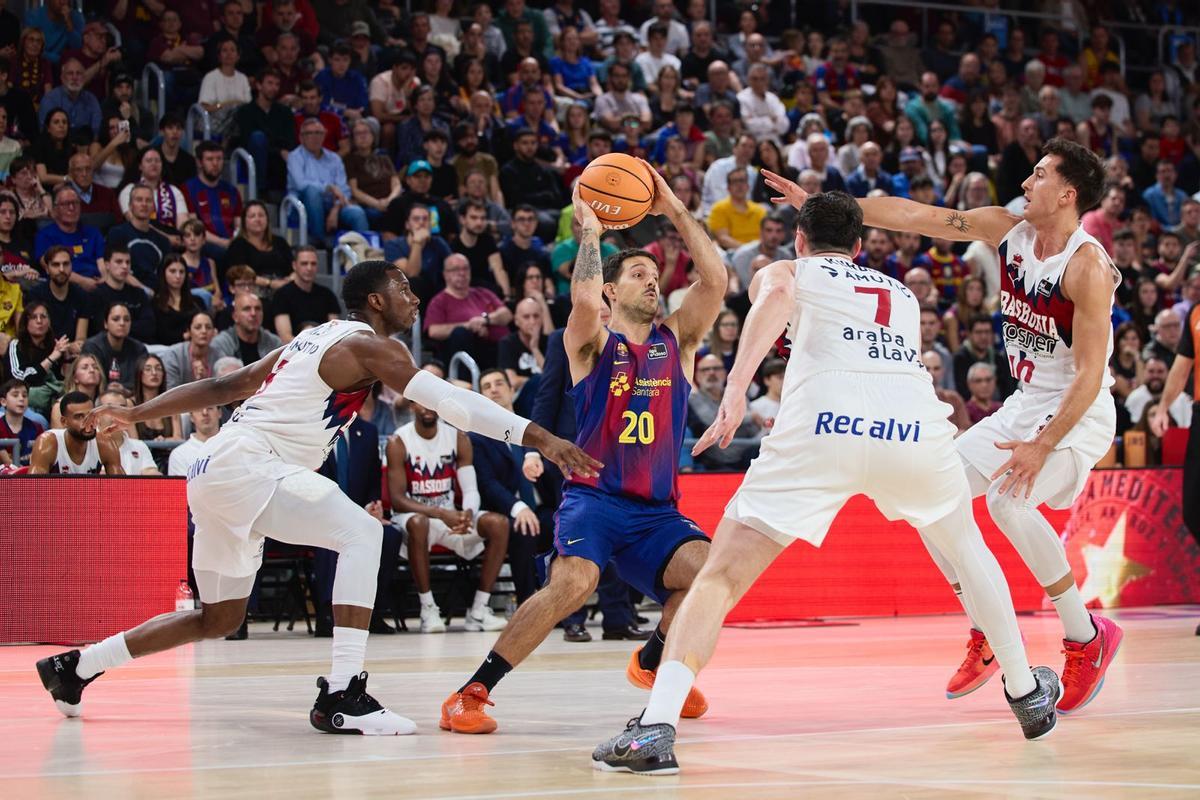 Laprovittola, en una acción en la primera mitad ante Baskonia
