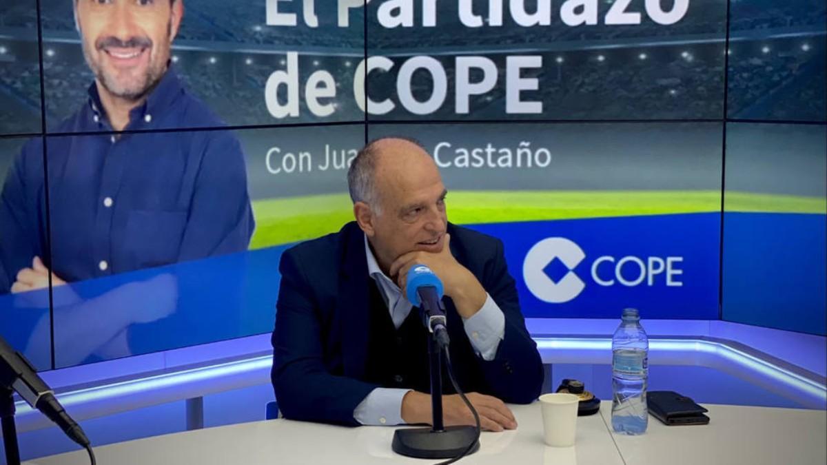 Tebas: "No sé si haré las paces con Florentino"