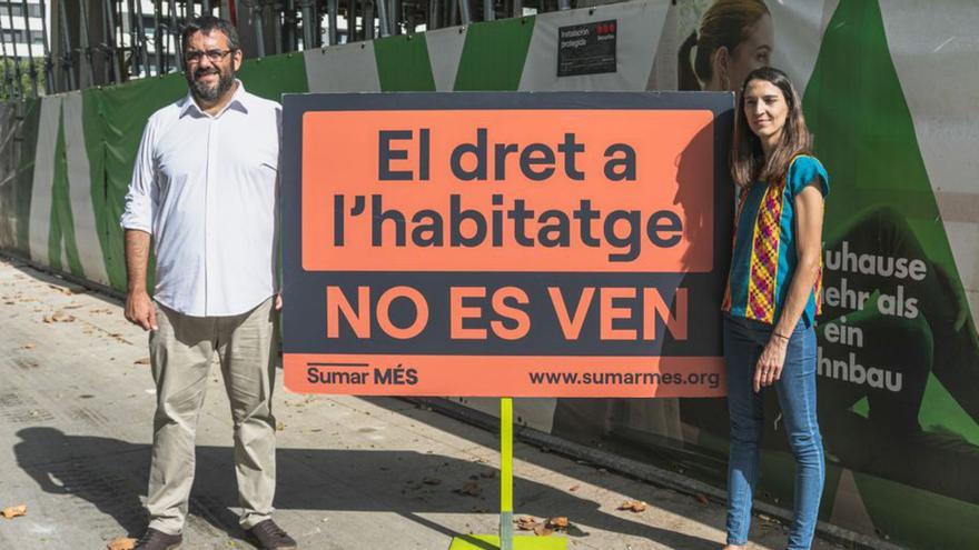 Sumar Més pide limitar la venta de viviendas a no residentes