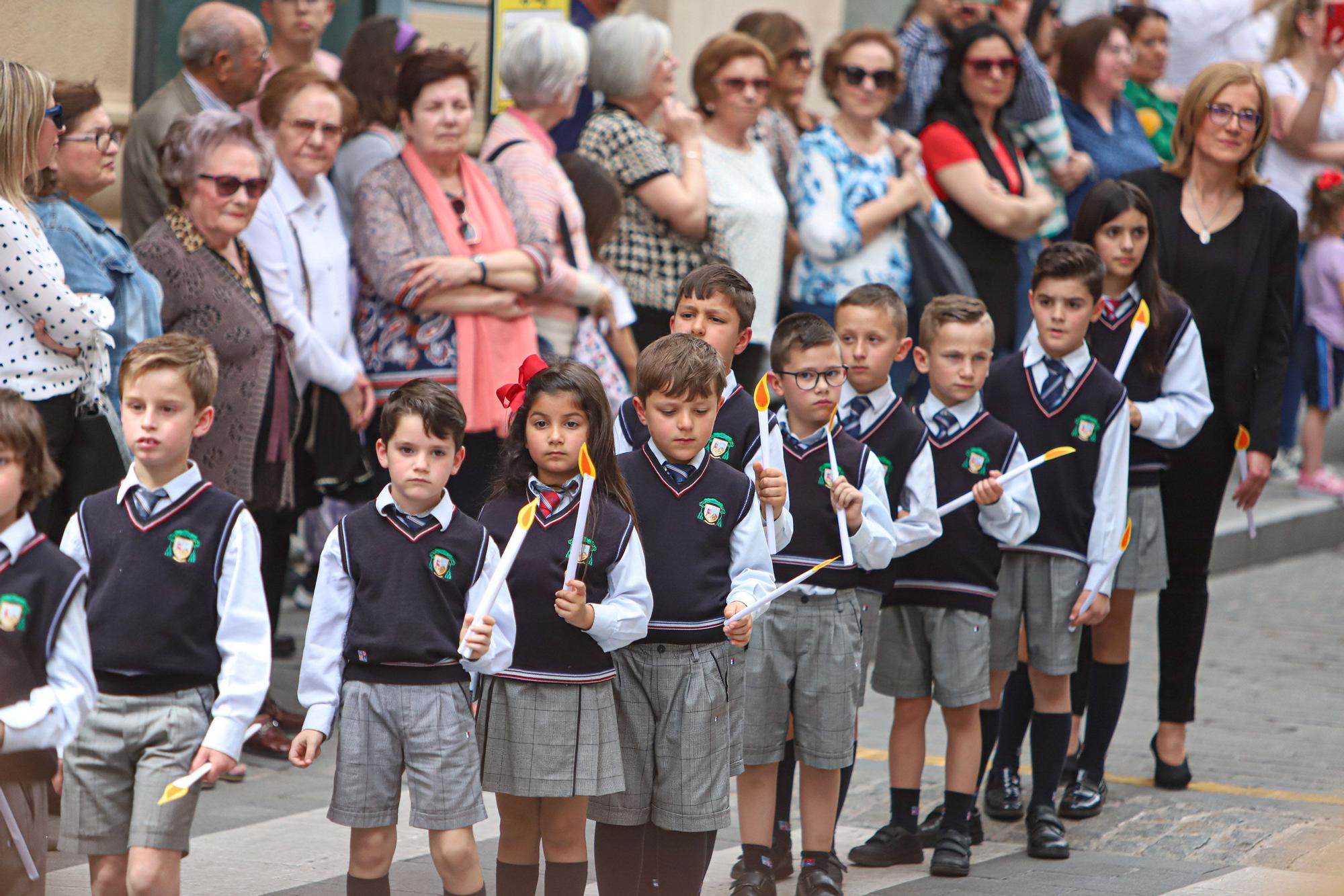 Procesión infantil del Santo entierro y Resurrección Colegio Oratorio Festivo de Orihuela