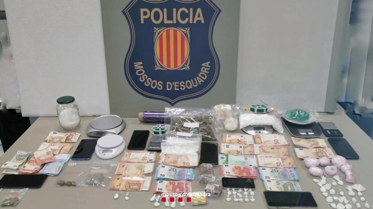 Els materials comissats pels Mossos d'Esquadra a Solsona