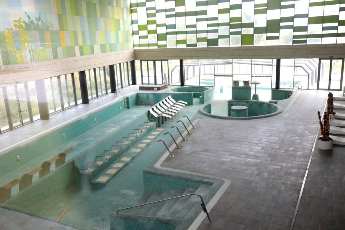 El spa de Ranillas, abandonado y en mal estado El spa de Ranillas, abandonado y en mal estado